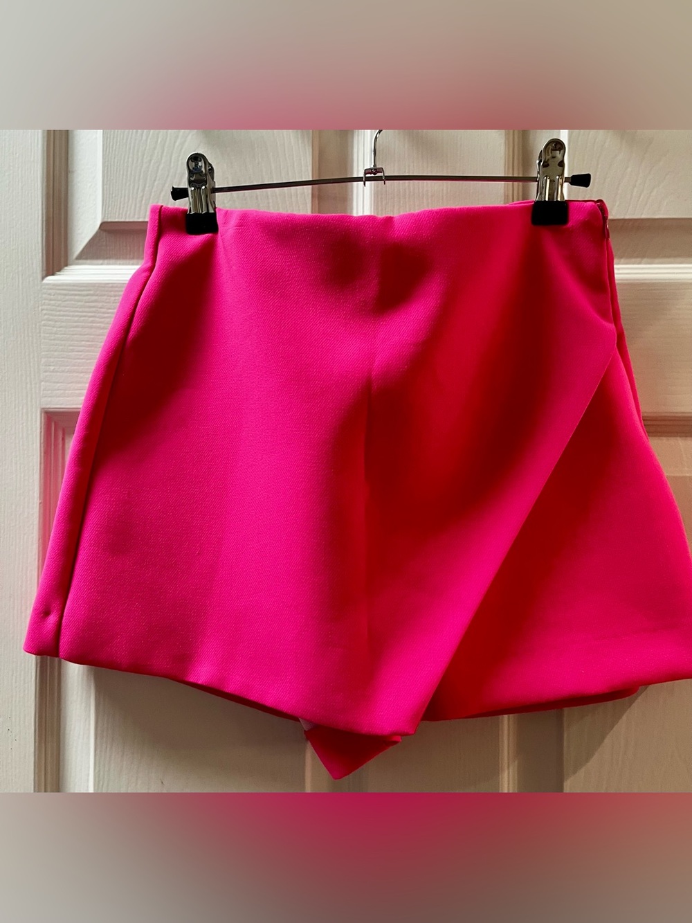 Zara Neon Pink Tailored Skort